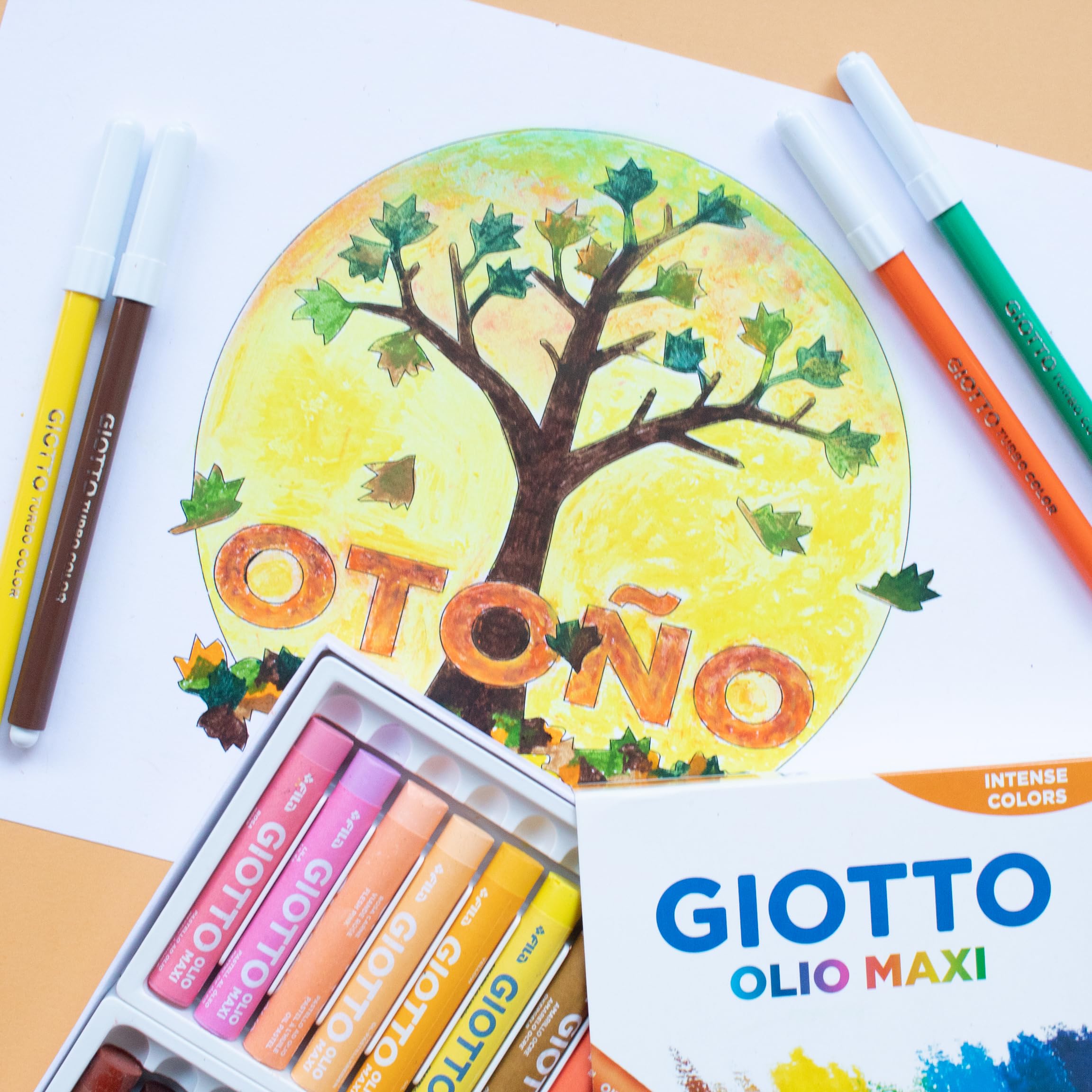 Giotto G_293200 Jumbo Olio Oil Pastel Colours (48 Piece) : Amazon